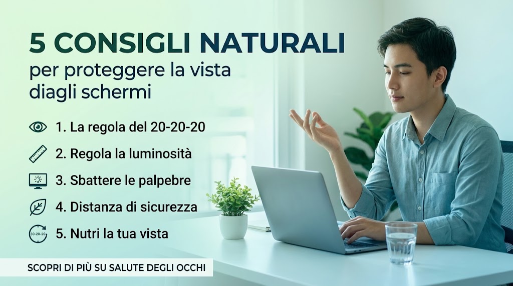 5 Consigli Naturali per Proteggere la Vista dagli Schermi