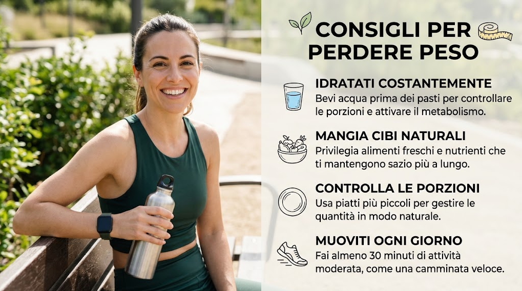 Come Perdere Peso in Modo Sano: 4 Abitudini Quotidiane Efficaci